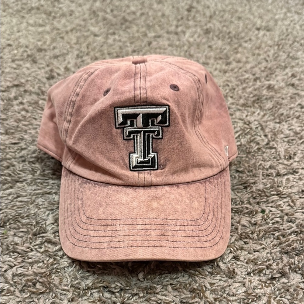 Pink Texas Tech Baseball Hat